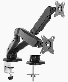 Soporte Monitor Flexigas Doble Brazo Para Escritorio